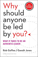 Why should anyone be led by you?